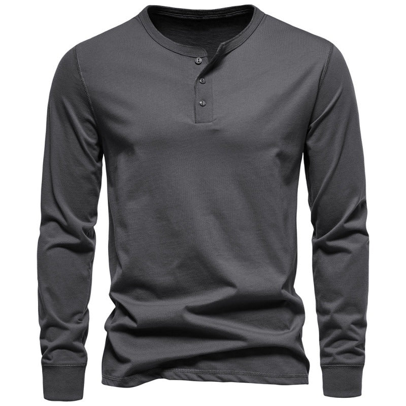Men's long sleeve shirt with button closure and modern design Amarae