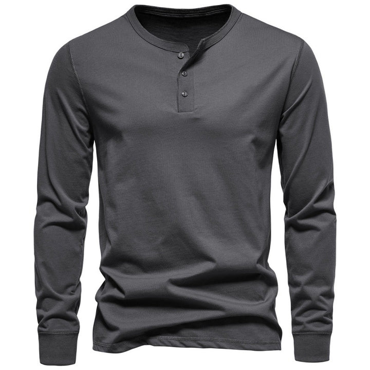 Men's long sleeve shirt with button closure and modern design Amarae