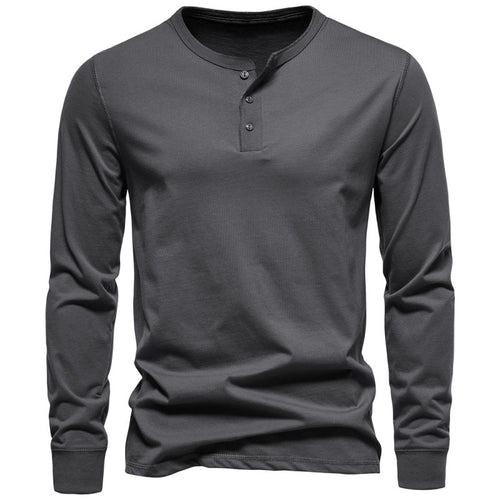 Men's long sleeve shirt with button closure and modern design Amarae