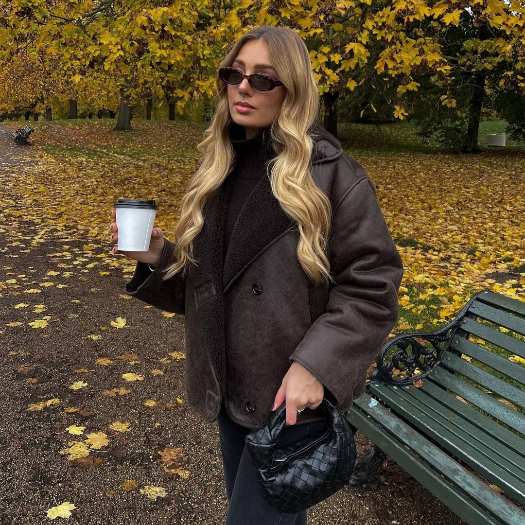 Veste en polaire à la mode pour femmes avec doublure confortable Chic & Stil