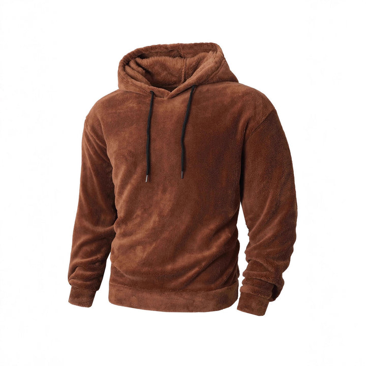 Men's cozy fleece hoodie with a sporty cut and adjustable drawstring Lune London