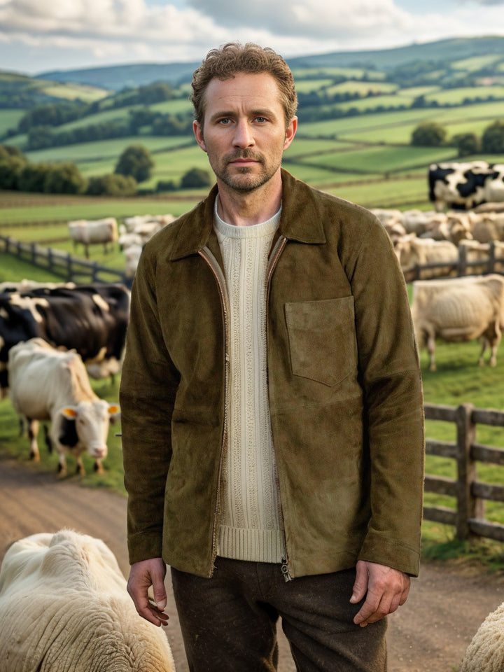 Softshell jacket for men with stand-up collar Amarae