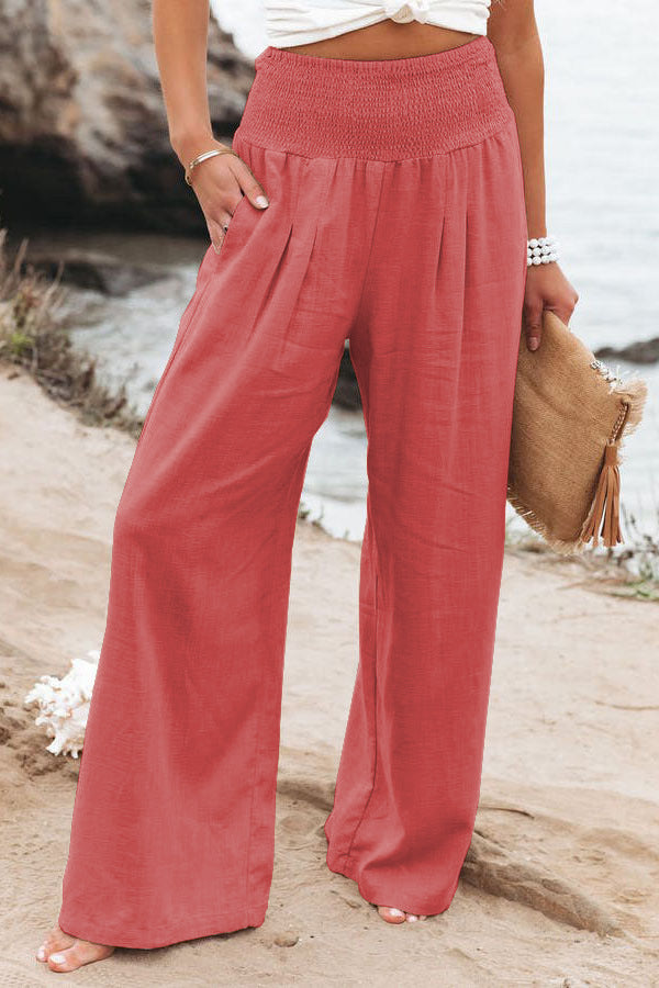 Loose summer pants for women with elastic waist and relaxed fit Lune London