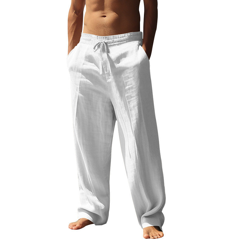 Men's airy summer pants with elastic waistband Chic and style