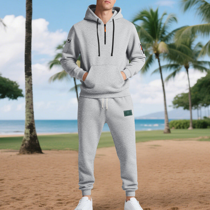 Men's sweatshirt set with practical pockets and drawstring Lune London