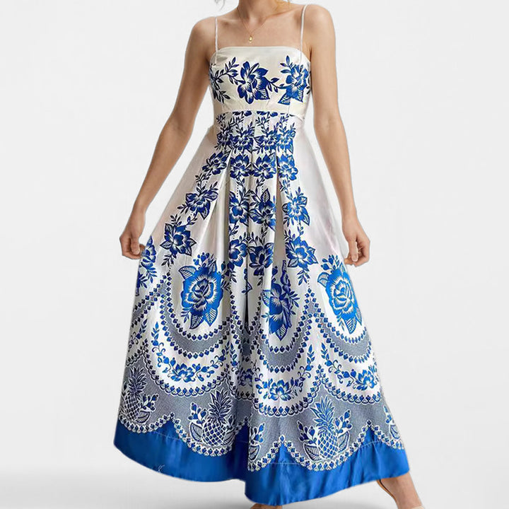 Robe maxi femme avec imprimé floral Chic & Stil