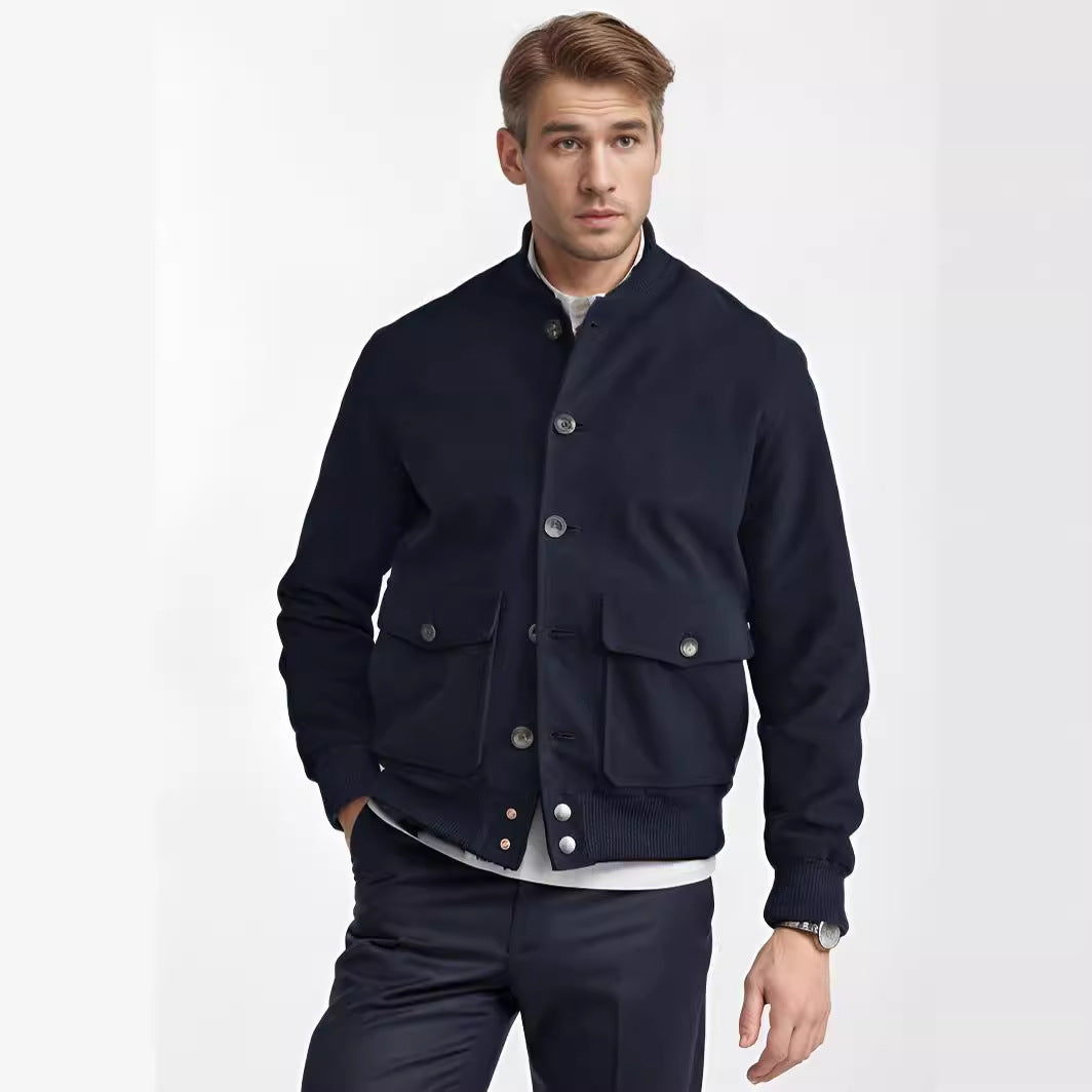 Casual quilted jacket for men with practical pockets Amarae