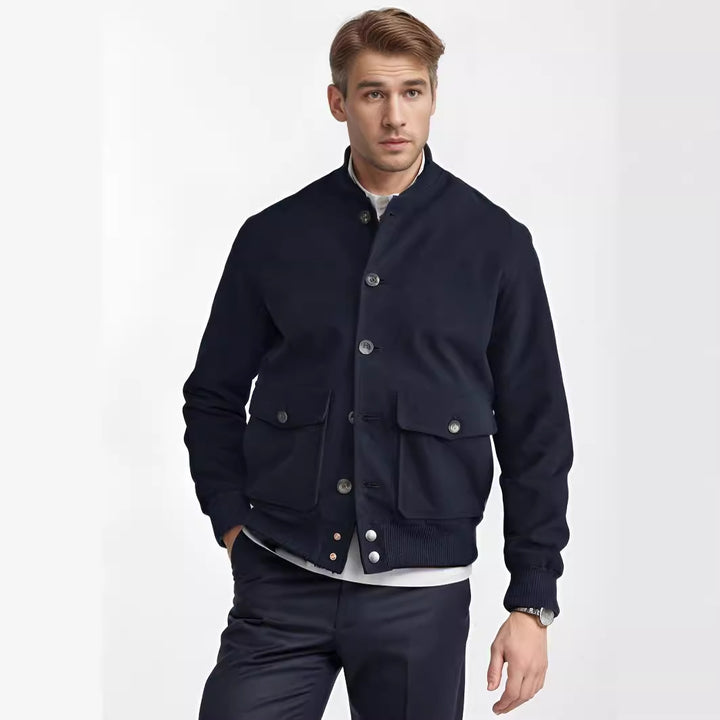 Casual quilted jacket for men with practical pockets Amarae