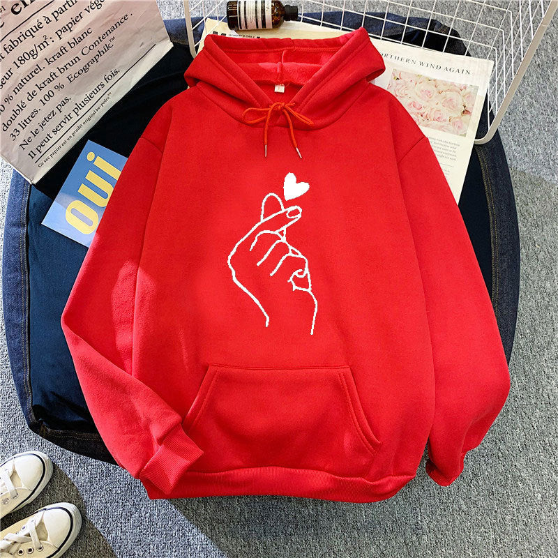 Women’s hoodie with creative hand graphic Chic & Stil
