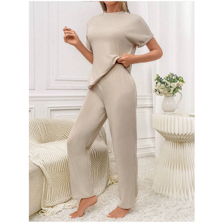 Amarae Ribbed Loungewear Set for Women