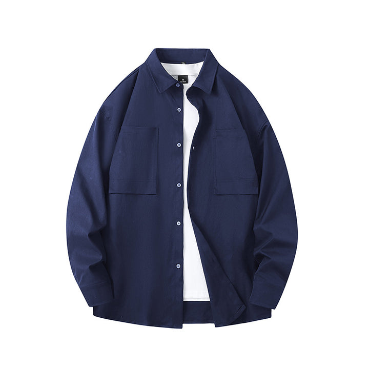 Casual overshirt for men with practical chest pockets Amarae
