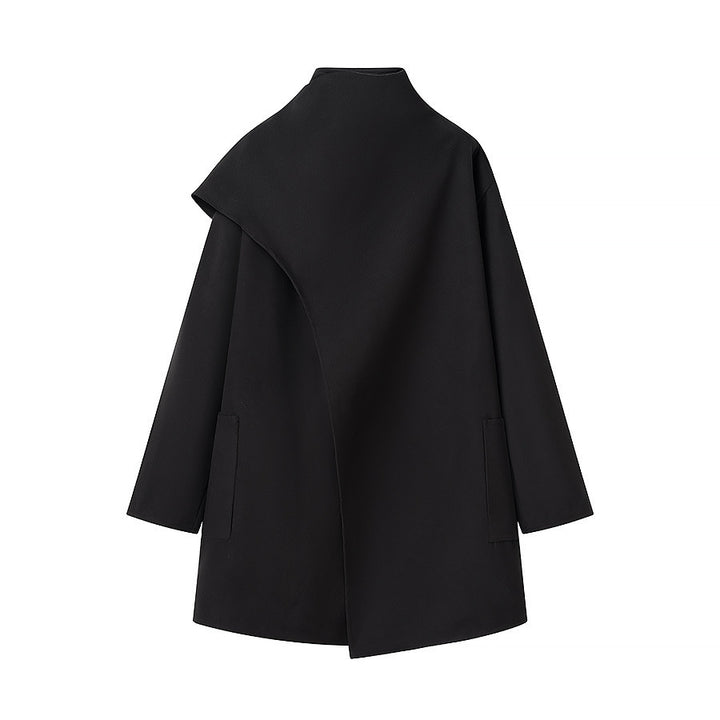 Manteau élégant pour femmes avec coupe asymétrique et poches pratiques Chic & Stil