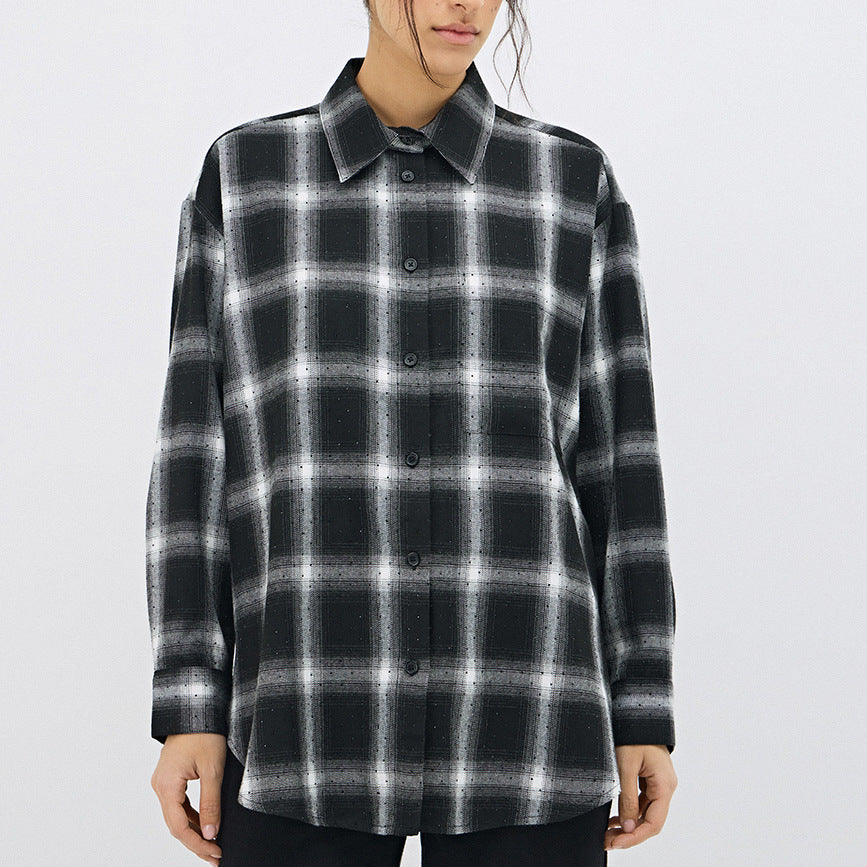 Square shirt for women with a casual cut and soft fabric Lune London