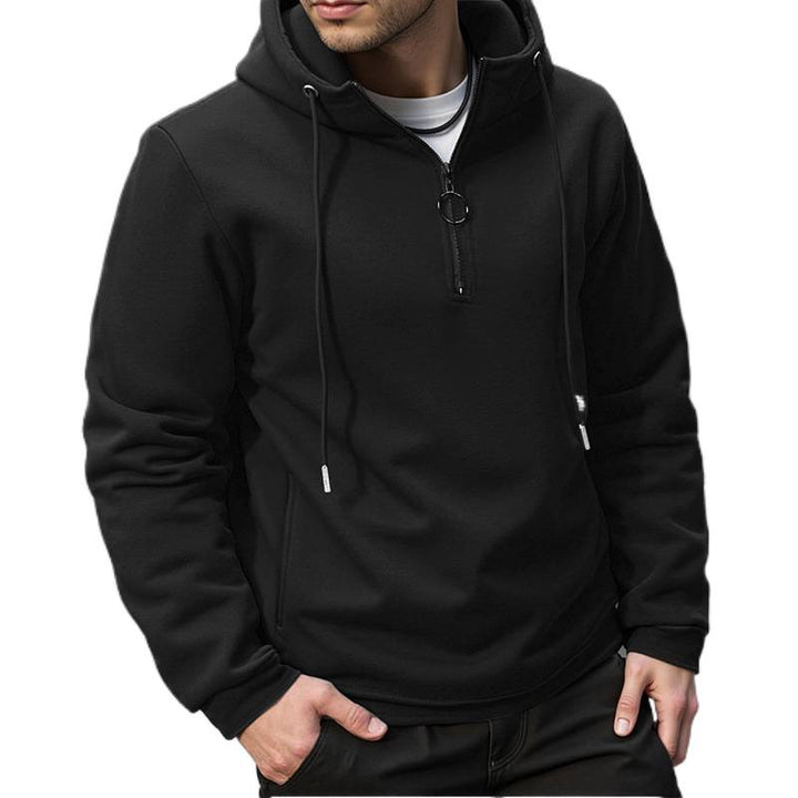 Men's hoodie with modern zipper and soft inner lining Lune London