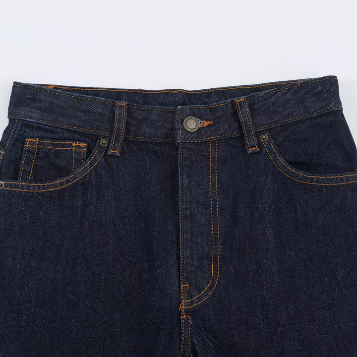Women Highwaist Relaxed Tapered Jeans with Conical Leg Amarae
