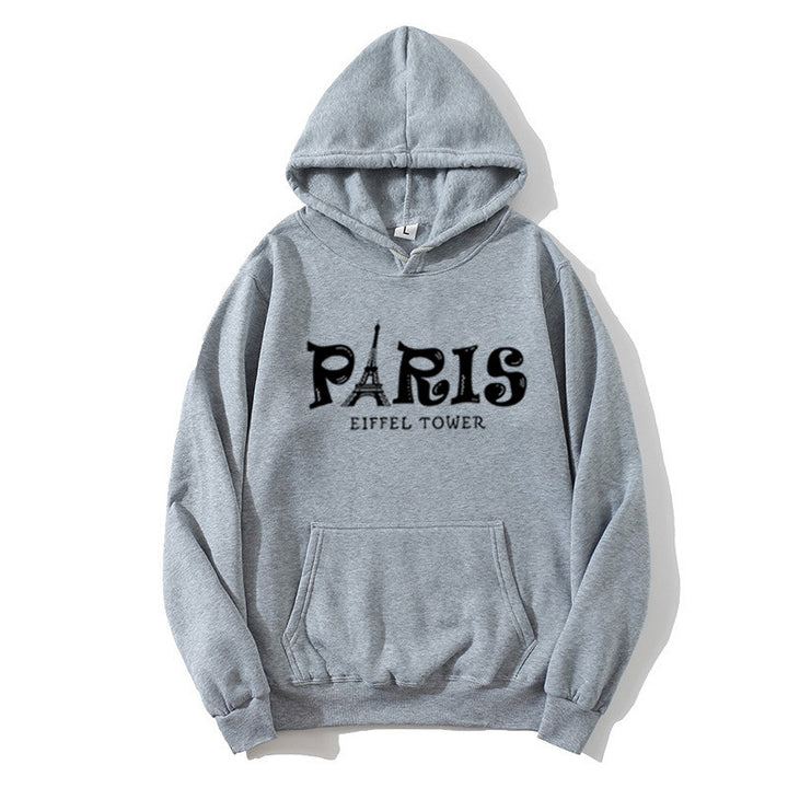 Women's Hoodie with Creative Paris Design Chic & Style