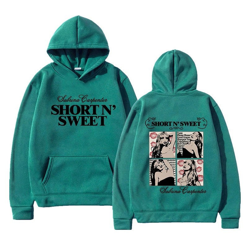 Women's hoodie with unique comic design and artistic print Chic & Stil