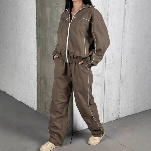 Sports leisure set for women with breathable fabrics and elastic waistband Amarae