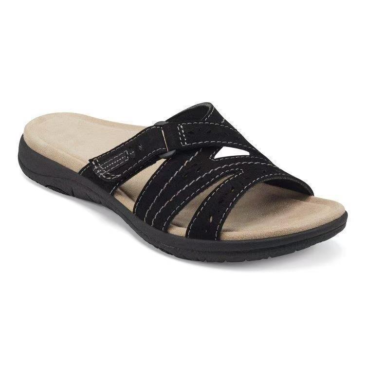 Comfortable wellness sandals for women with adjustable straps Lune London