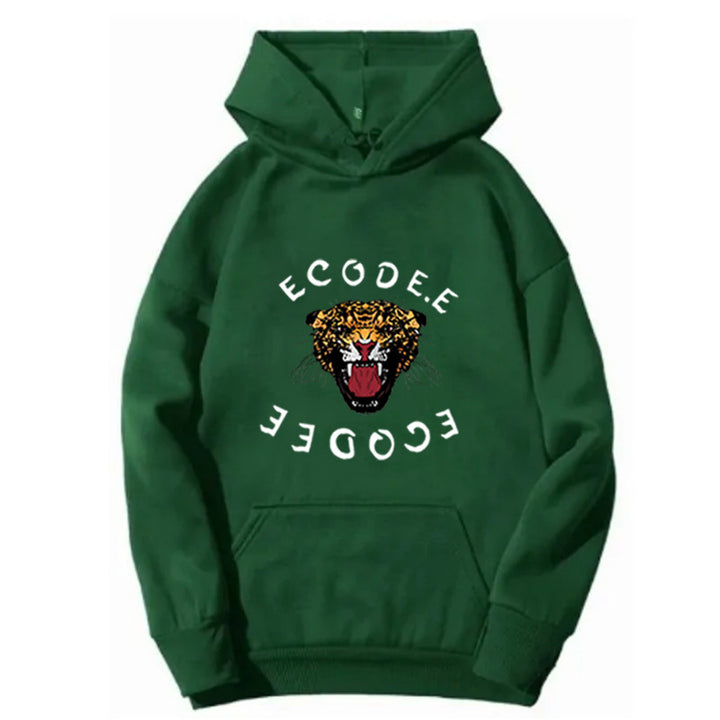Women's hoodie with tiger-like graphic design Chic & Stil