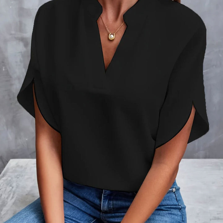 Amarae | V-Neck Women's Short Sleeve Shirt
