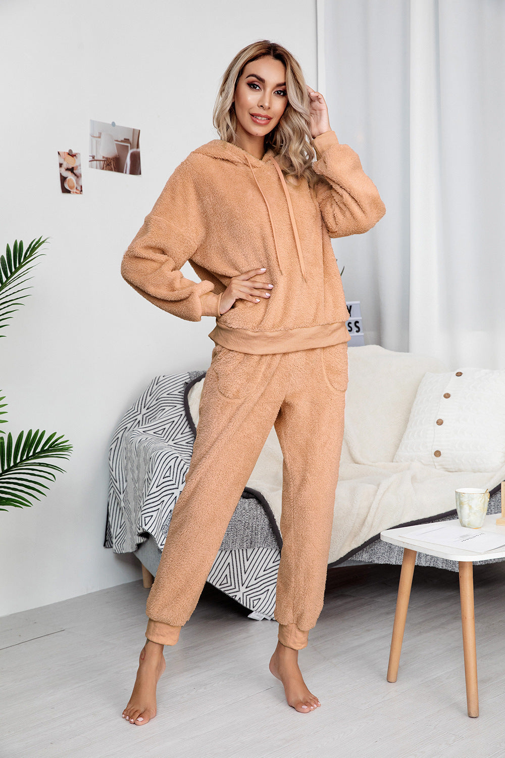 Ladies Fleece Hoodie Set Lune London
