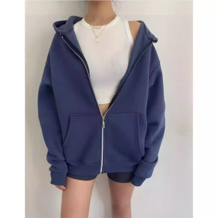 Oversized zip-up jacket for women Lune London