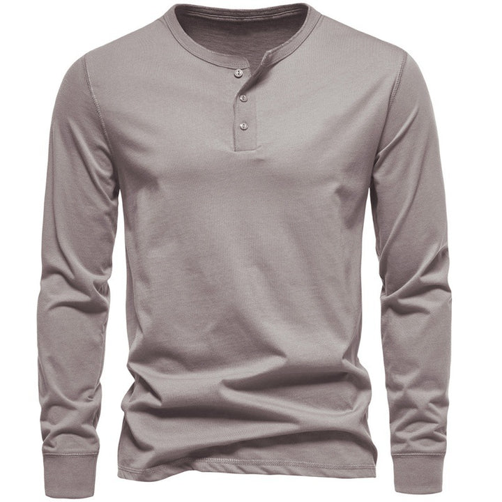 Men's long sleeve shirt with button closure and modern design Amarae