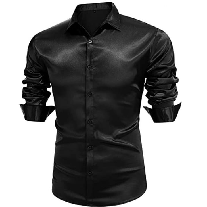Men's Elegant Chic Satin Shirt