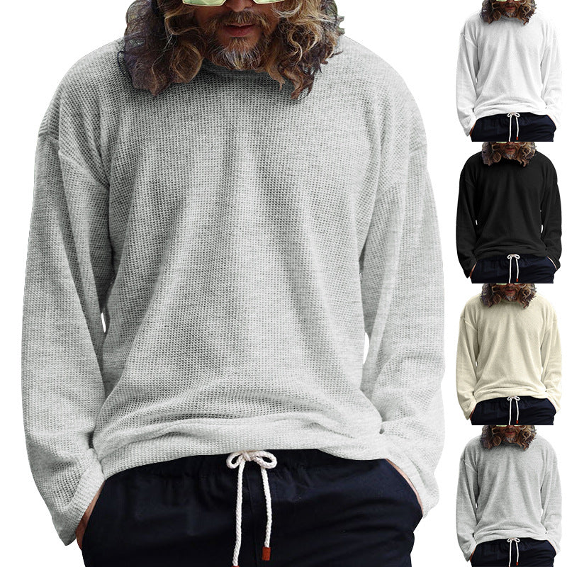 Casual long sleeve shirt for men in breathable structured fabric Lune London