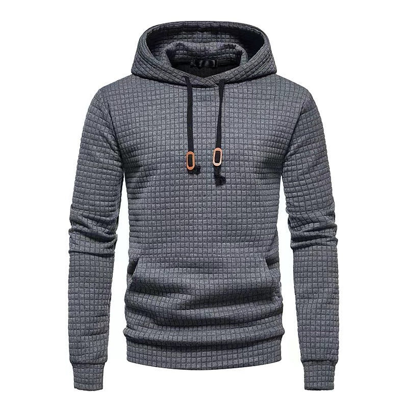 Men's comfortable hoodie with textured fabric Lune London