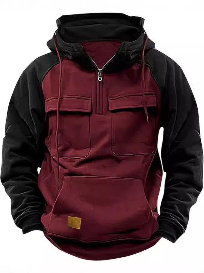 Elegant hoodie for men with functional pockets Lune London