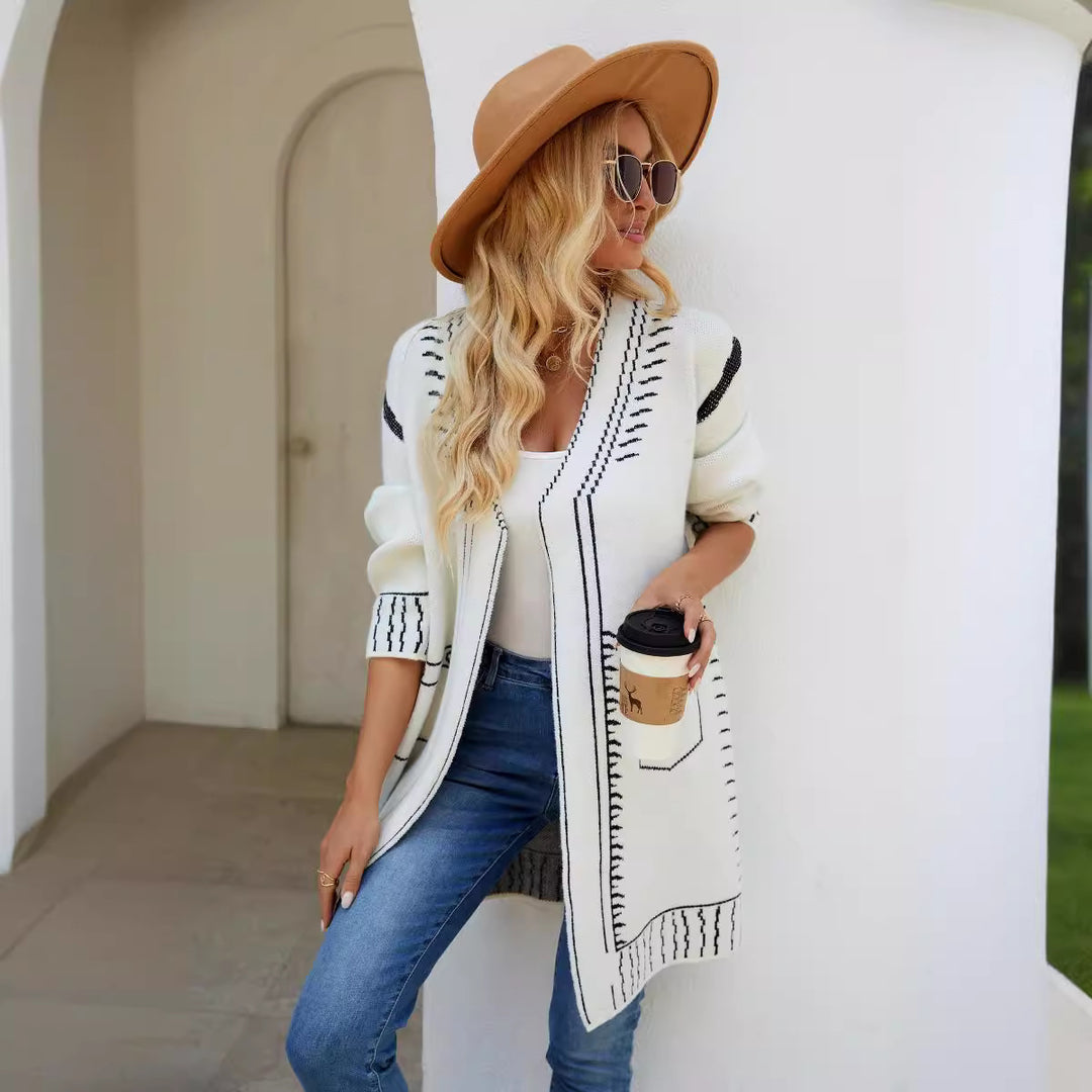 Designer-Inspired Knit Coat for Women Lune London