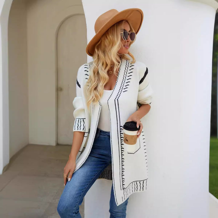 Designer-Inspired Knit Coat for Women Lune London