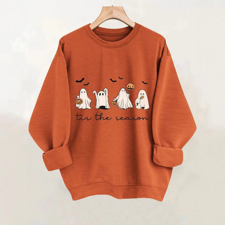 Women's sweatshirt with playfully spooky design Lune London