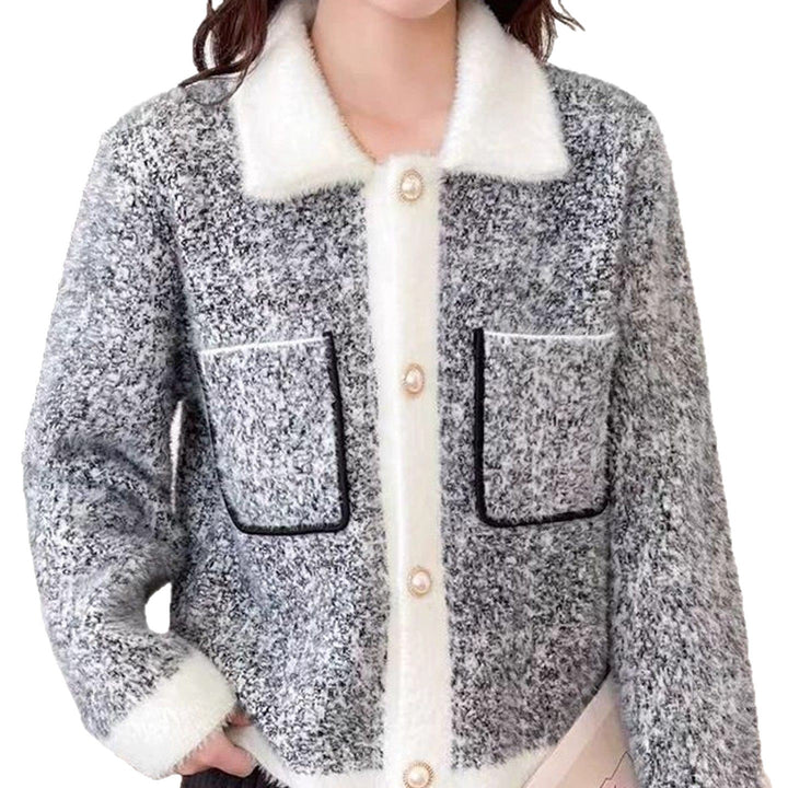 Veste confortable pour femmes avec poches contrastées Chic & Stil