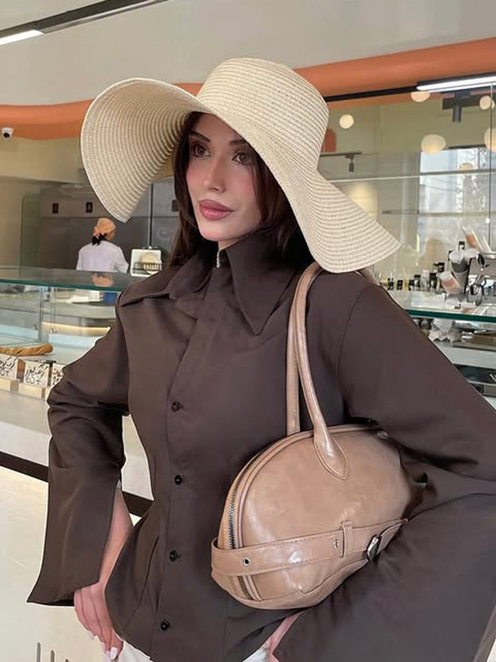 Women's Oversized Sun Hat with Wide Brim and Flexible Brim Amarae