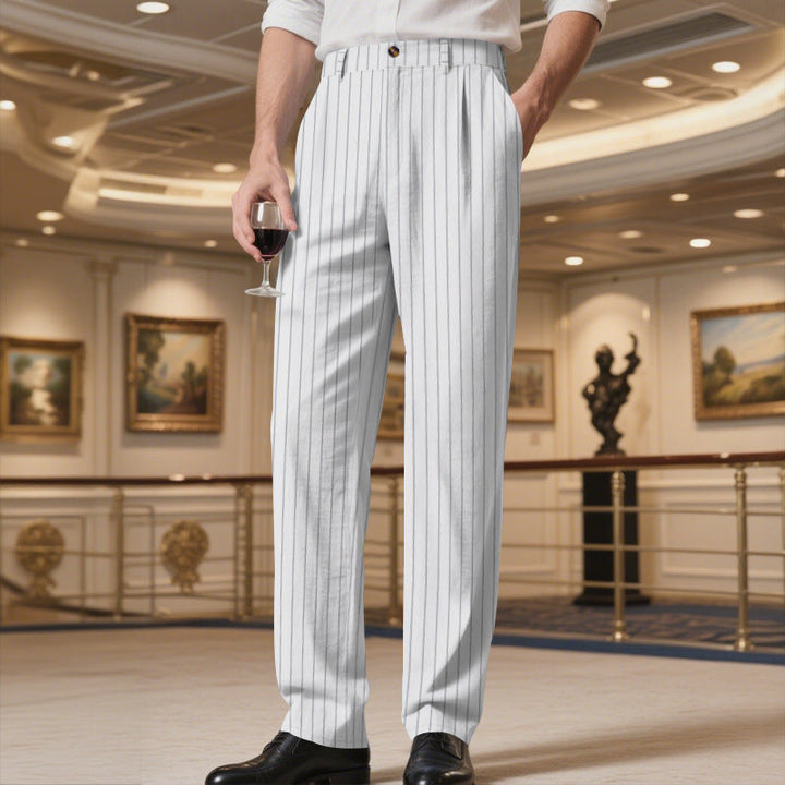 Men's elegant striped pants with high wearing comfort and stylish design Lune London