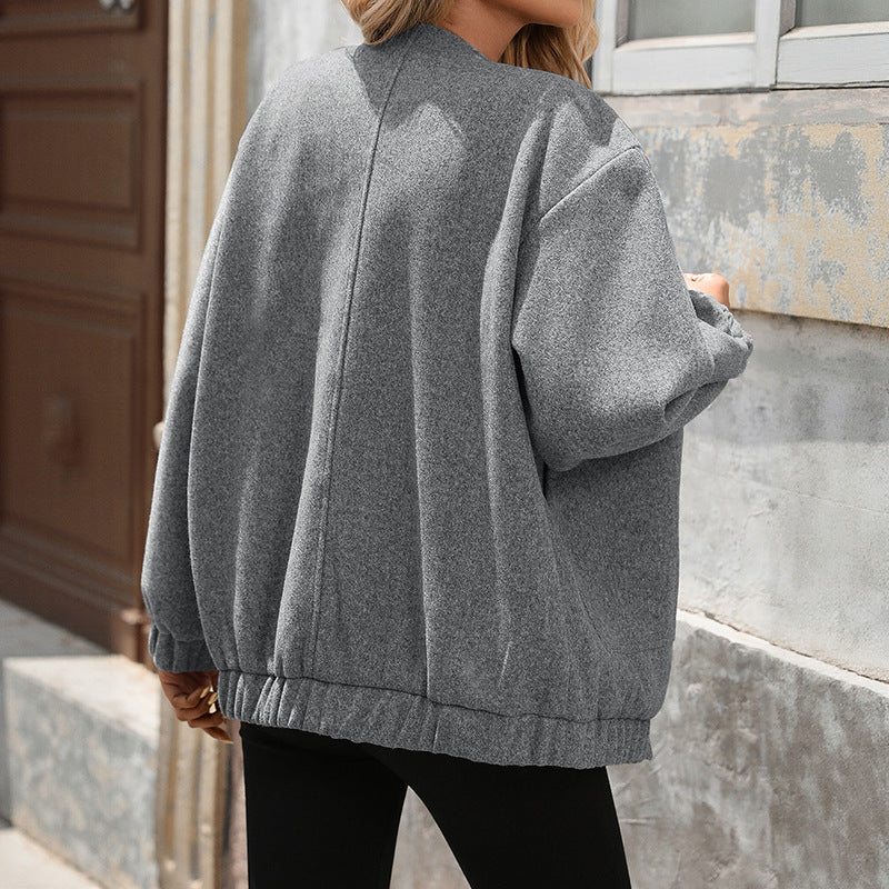 Oversized wool blend jacket for women Lune London