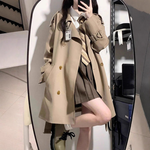 Manteau trench à la mode pour femmes avec coupe oversized Chic & Stil