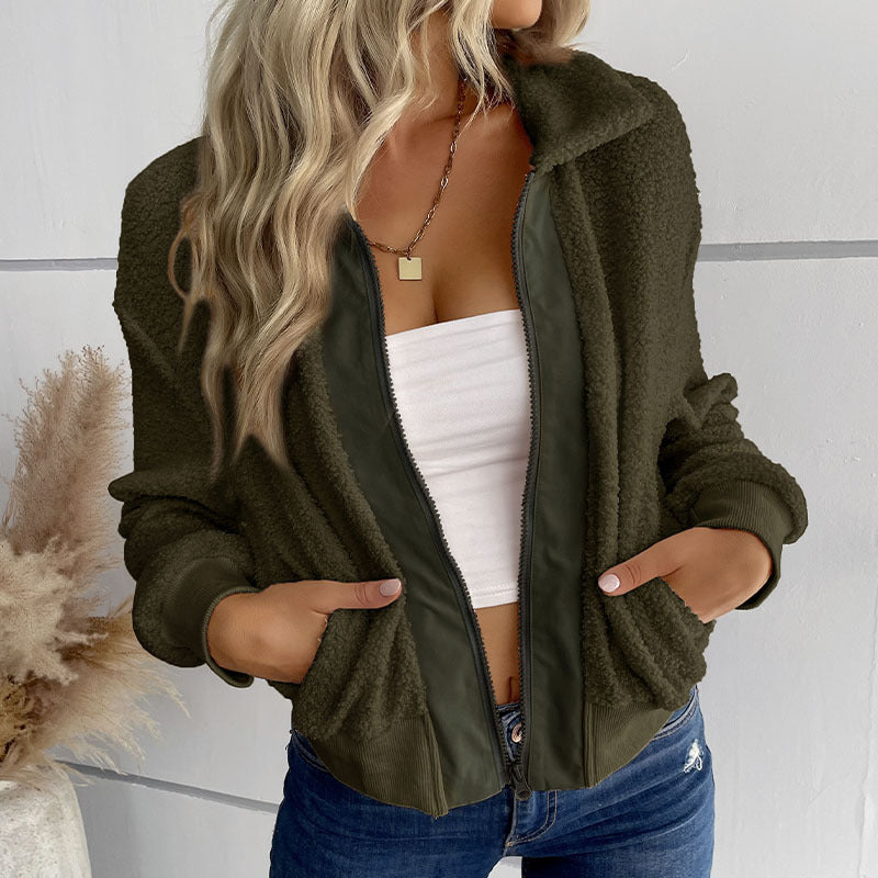 Ladies cozy fleece jacket Lune London