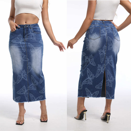 Amarae Women's Denim Skirt