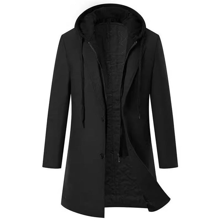 Men's Elegant Coat with Removable Hood and Award-Winning Insulation Lune London