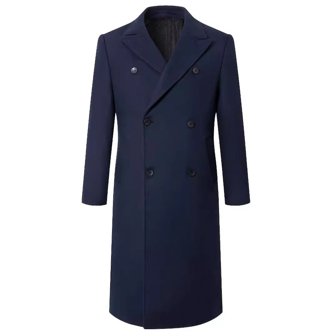 Elegant double-breasted trench coat for men Lune London