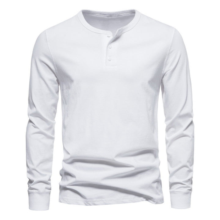 Men's long sleeve shirt with button closure and modern design Amarae