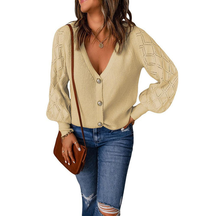 Lune London V neck women’s vest with balloon sleeves
