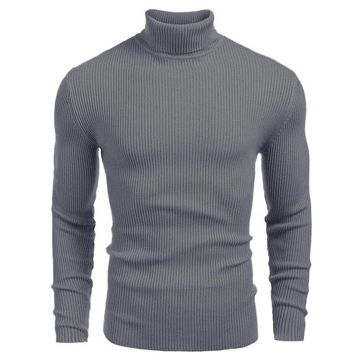 Elegant ribbed turtleneck sweater for men Lune London
