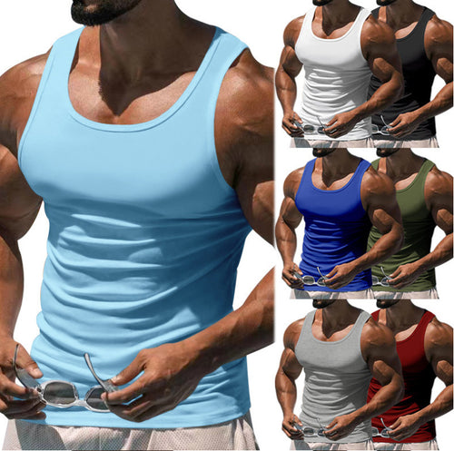 Men's Breathable Fitted Sports Tank Top Amarae