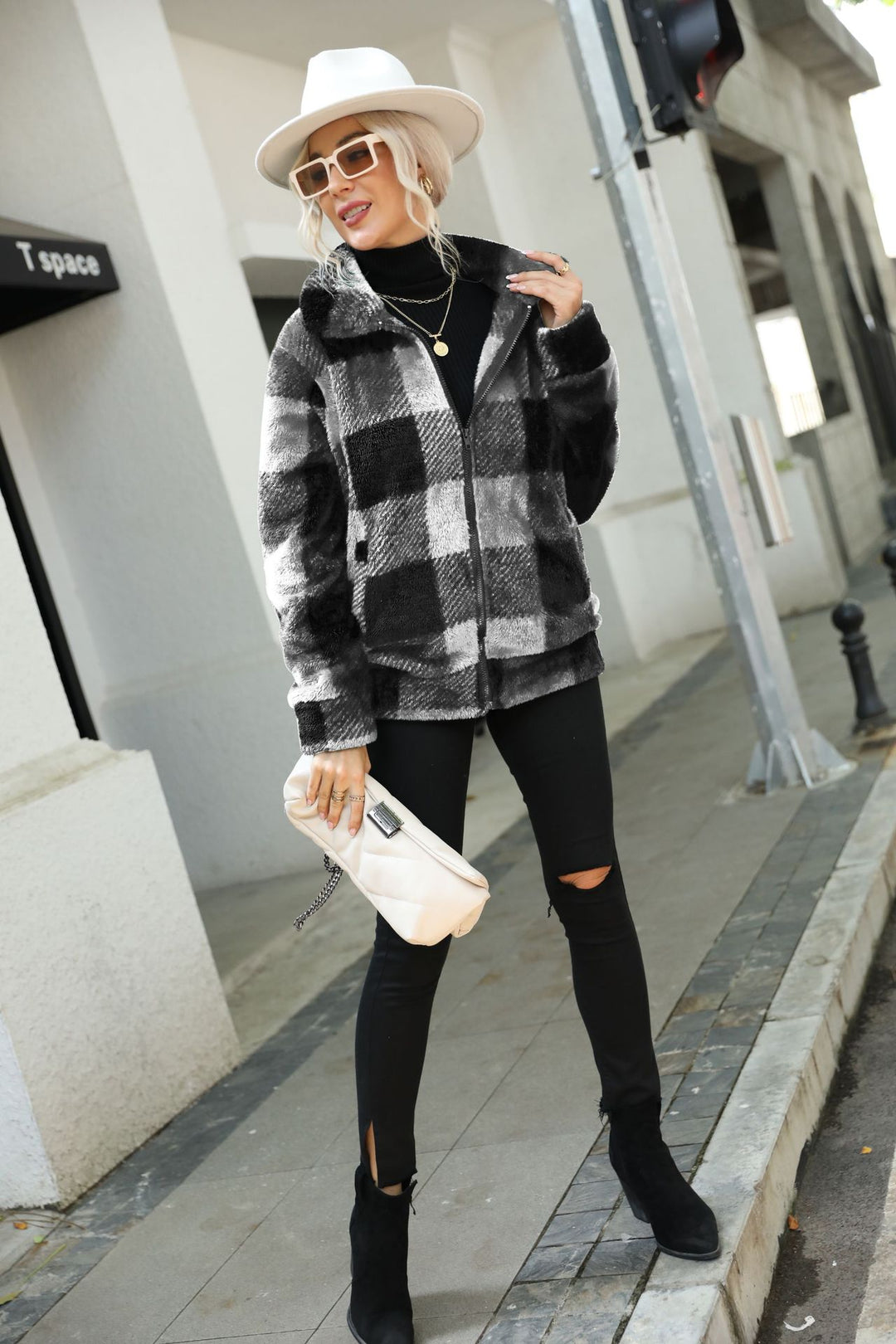 Ladies Soft Flannel Jacket Amarae