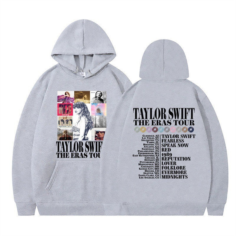Ladies hoodie with artistic concert motif Chic & Stil